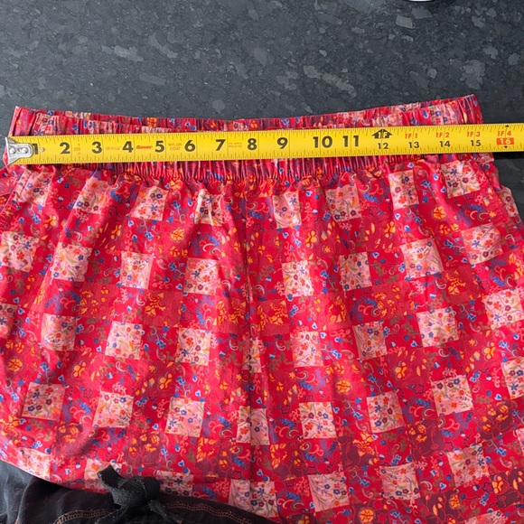 Free People Red Patterned Pants - Picture 7 of 7